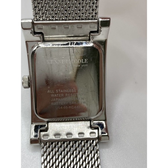 Kenneth Cole New York Ladies Silver Tone Mesh Band Quartz Watch KC4417 New Batt main image 8